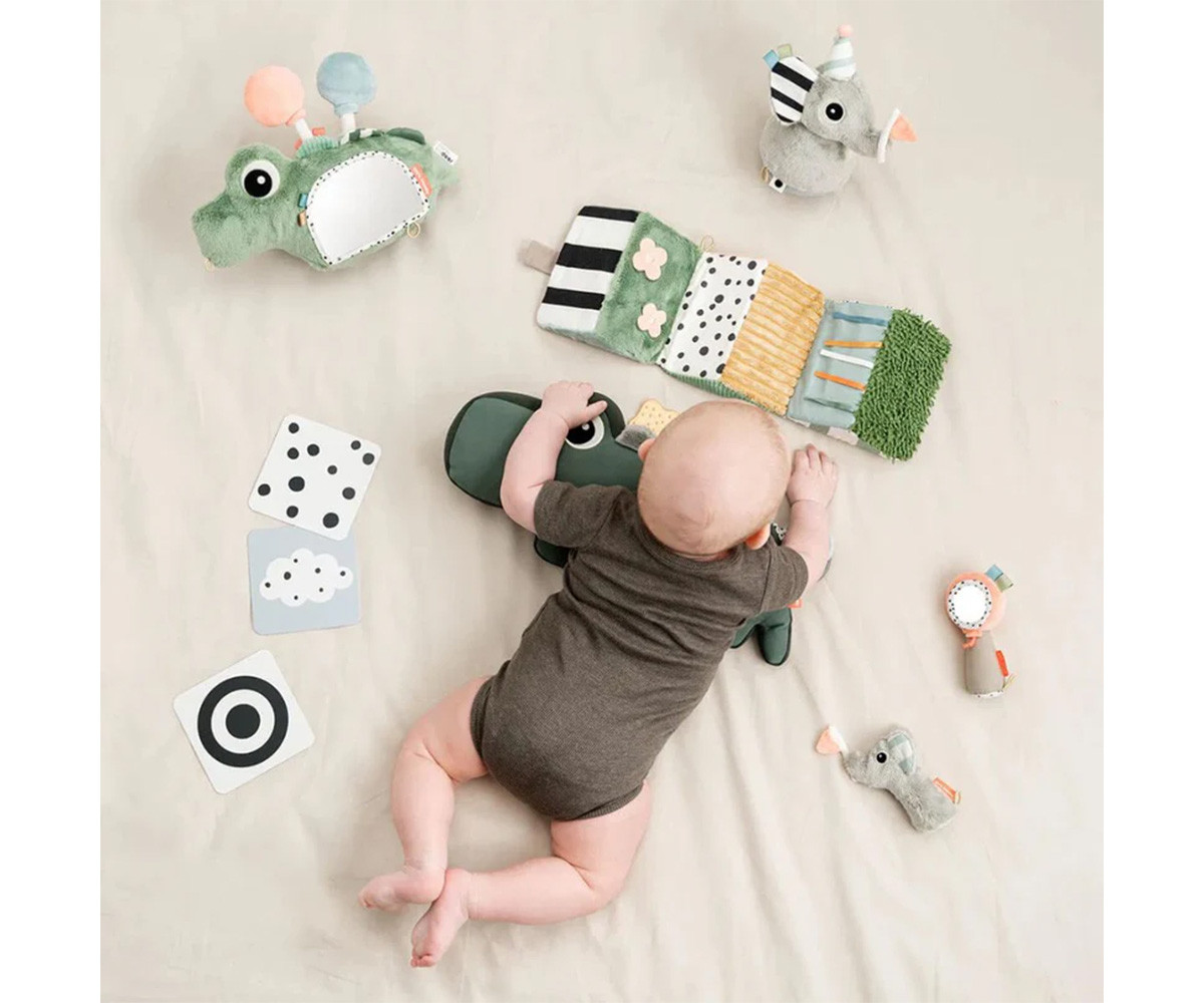 Espejo de Suelo Actividades Sensoriales Croco Green