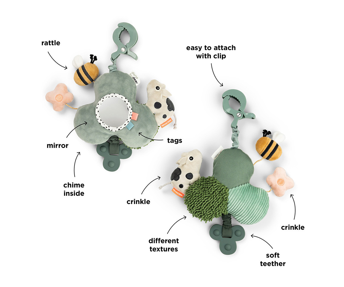 Actividades con Espejo y Clip Tiny Farm Green