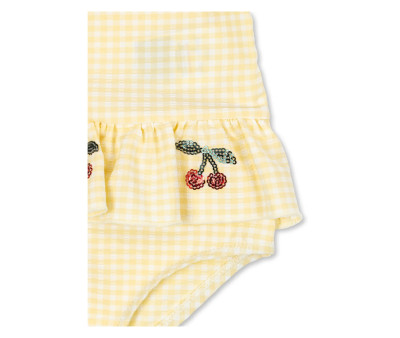 Maillot de Bain Enfant Etta Banana Almond Check
