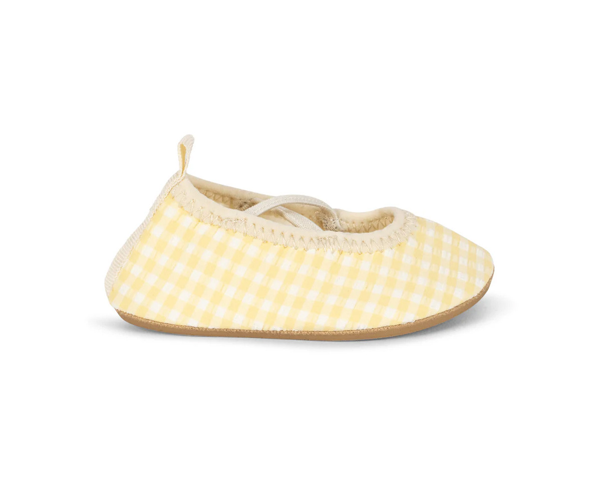 Chaussons de Plage Etta Banana Almond Check