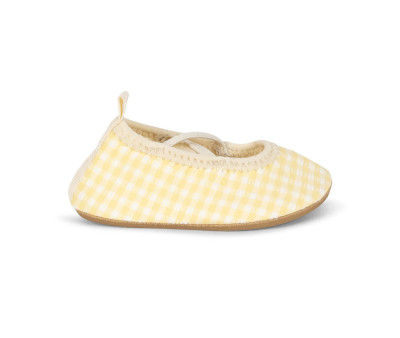 Chaussons de Plage Etta Banana Almond Check