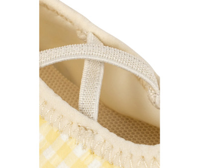 Chaussons de Plage Etta Banana Almond Check