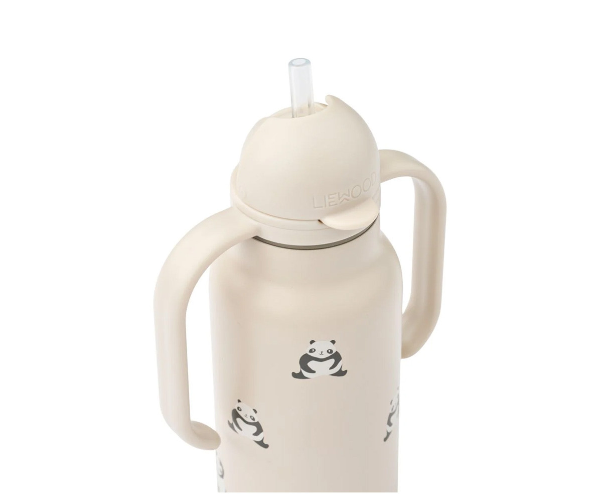 Gourde Isotherme en Acier Kimmie 250 ml Panda/Sandy