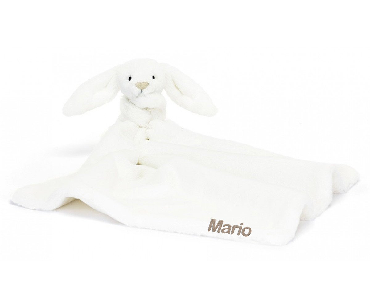 Doudou Luxe Bunny Luna Personalizzabile