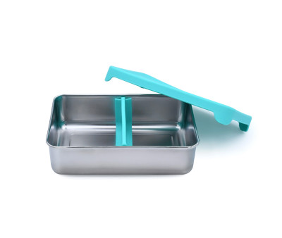 Caixa Bento de aço inoxidável Blue