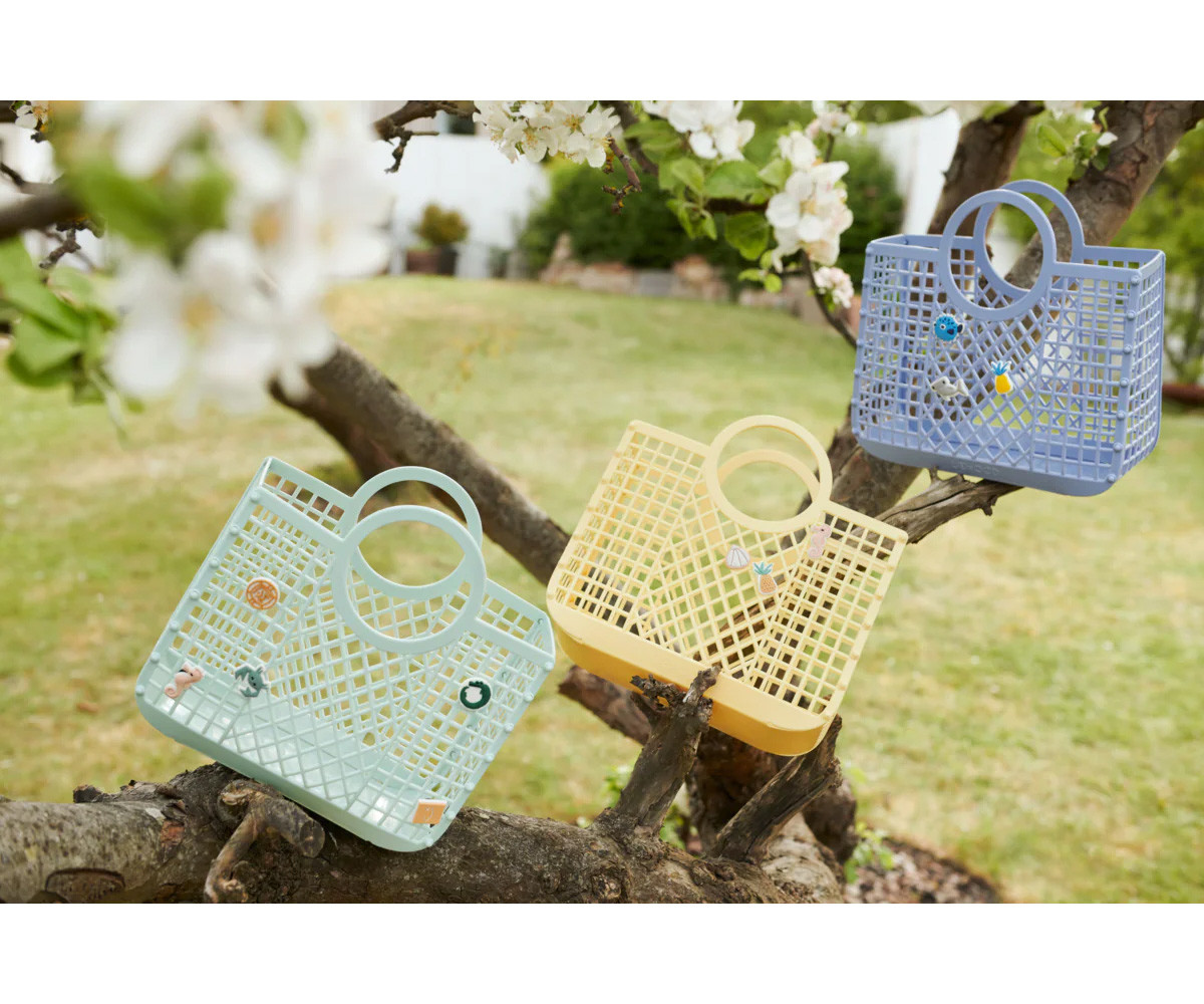 Bolsa Playa Samantha con Charms Dusty Lavender