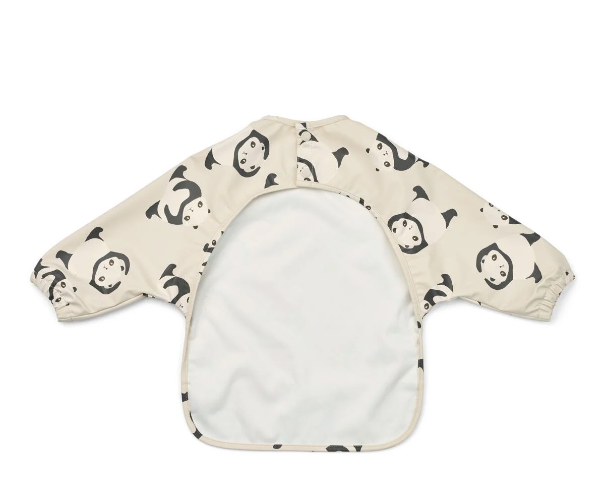 Bavoir à Manches Longues Merle Panda/Sandy