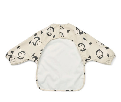 Bavoir à Manches Longues Merle Panda/Sandy