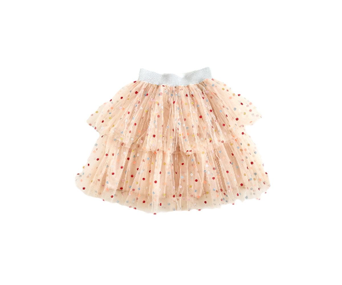 Falda Lunares Multicolor