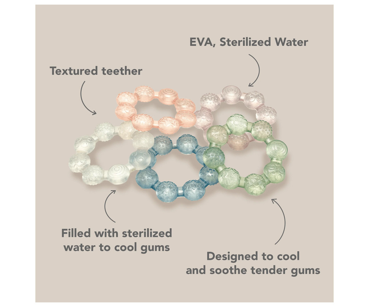 Cooling Ring Teether Soft Sand
