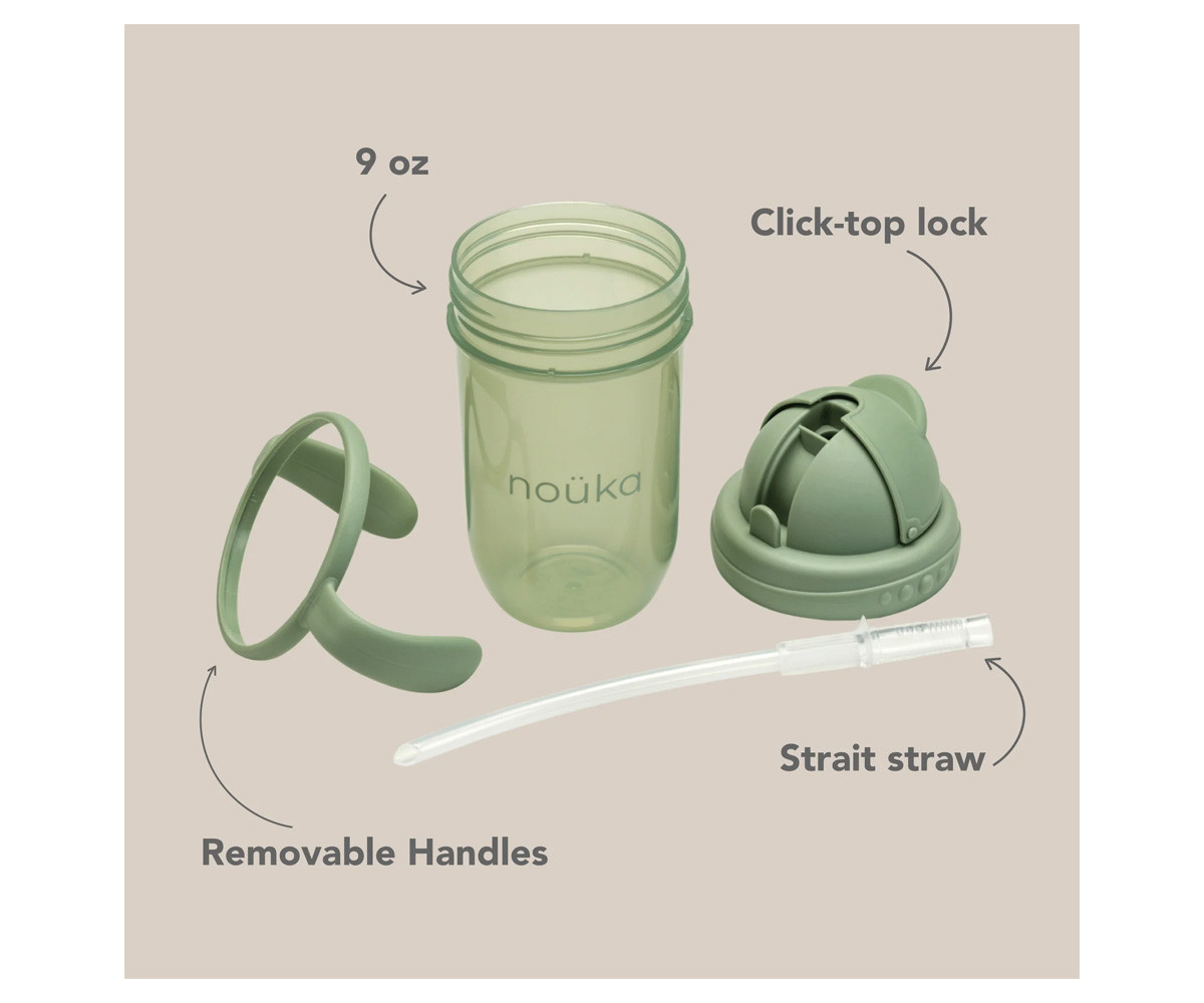 2 Pajitas de Repuesto y Cepillo Limpiador Noüka