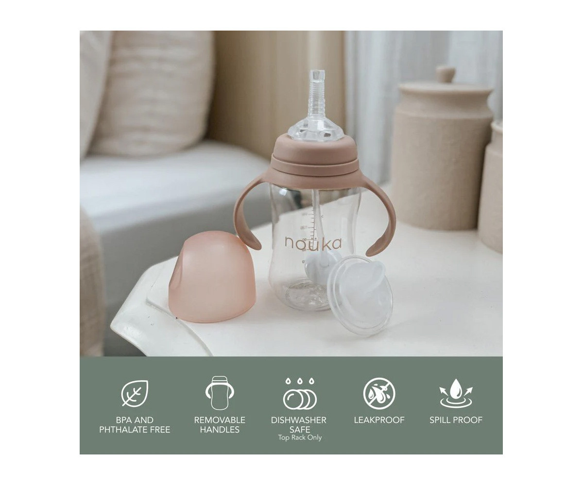 2 Pajitas de Repuesto con Peso y Cepillo Limpiador Taza Transitional Noüka