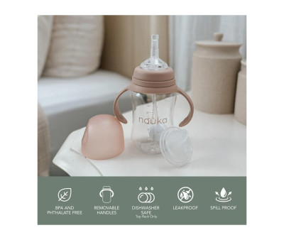 2 Pajitas de Repuesto con Peso y Cepillo Limpiador Taza Transitional Noüka