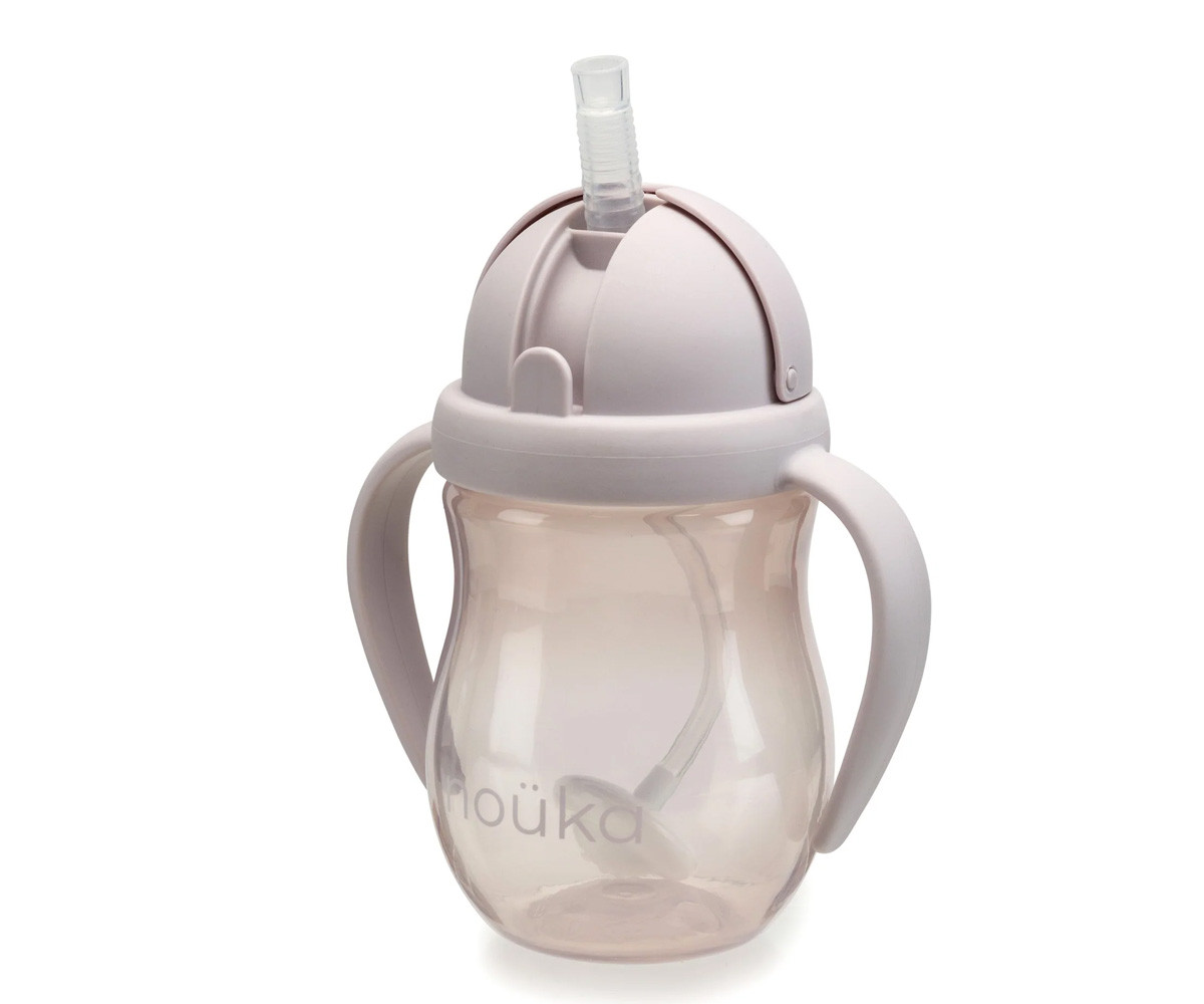 Taza Antiderrame Non-Spill con Pajita Flexible con Peso 240ml Bloom