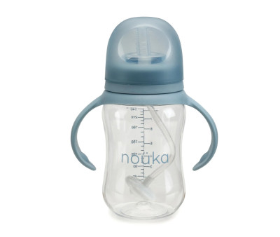 Taza Transitional con Pajita Flexible con Peso 240ml Wave