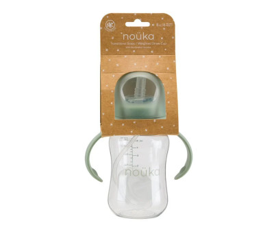 Taza Transitional con Pajita Flexible con Peso 240ml Wave