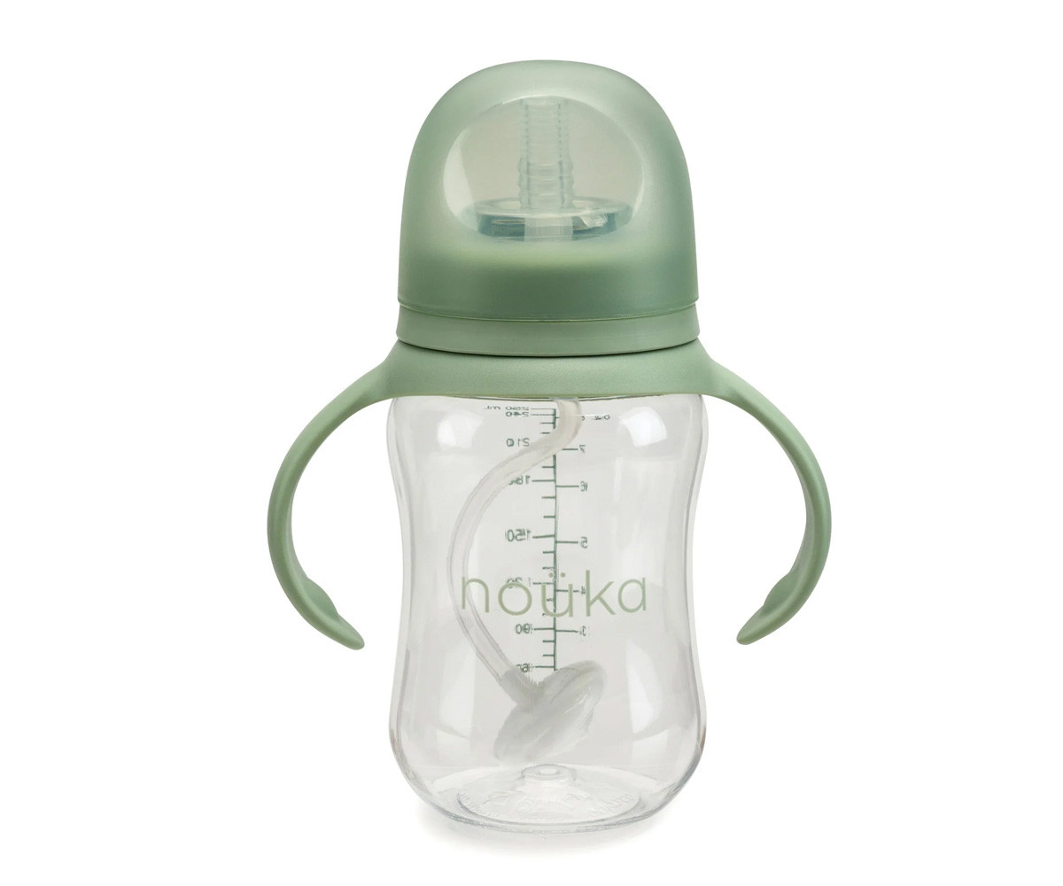 Taza Transitional con Pajita Flexible con Peso 240ml Moss