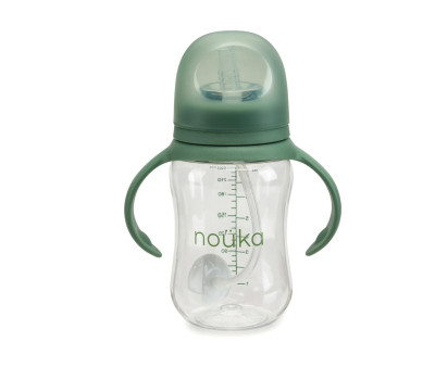 Taza Transitional con Pajita Flexible con Peso 240ml Fern