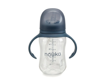 Taza Transitional con Pajita Flexible con Peso 240ml Deep Ocean