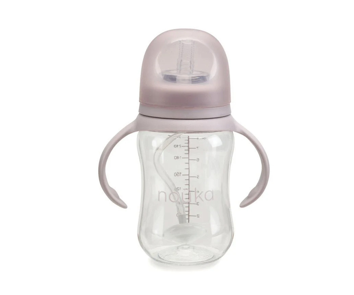 Taza Transitional con Pajita Flexible con Peso 240ml Bloom