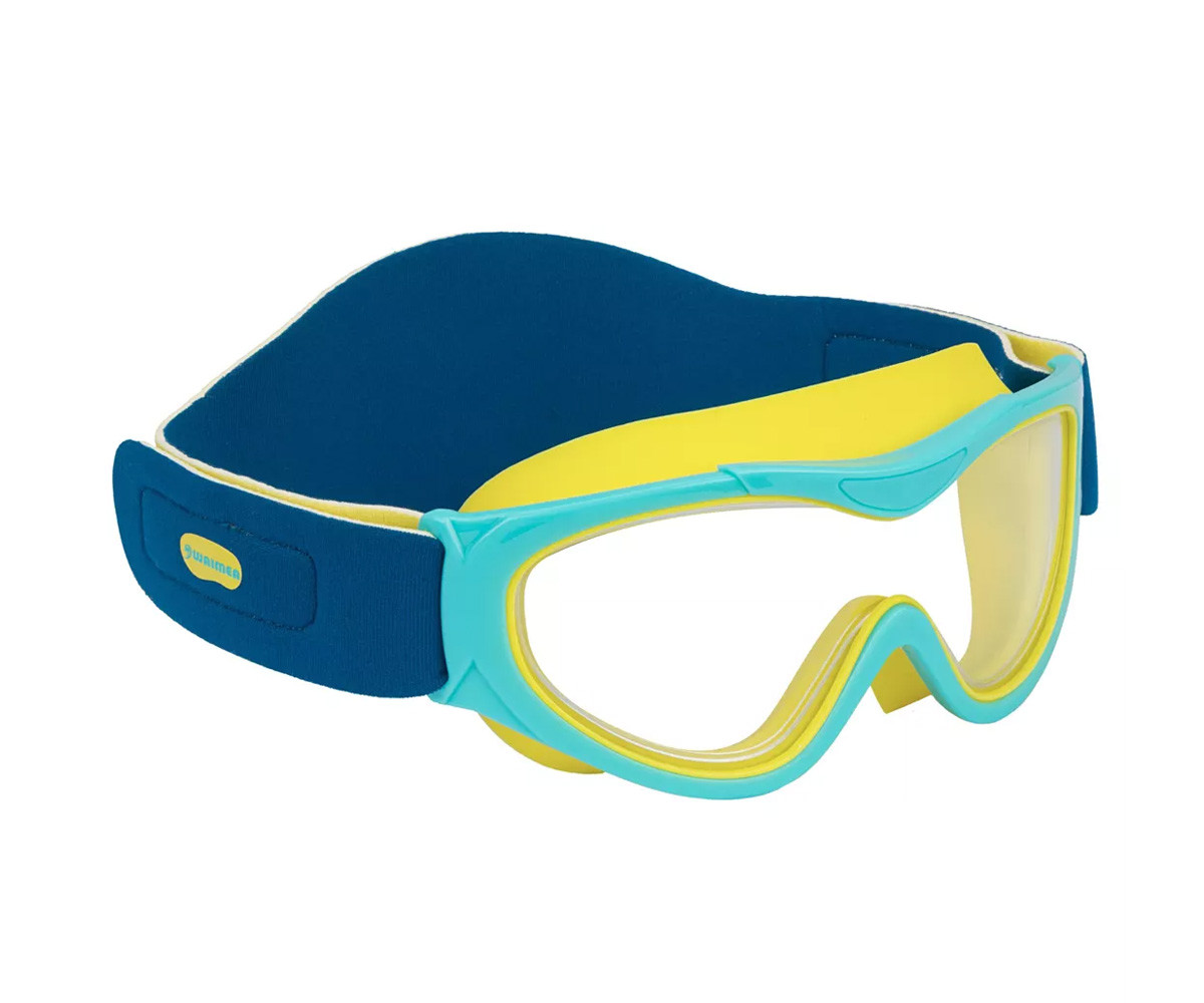 Waimea 88EH - Maschera Nuoto Aqua/Navy Blue con Fascia in Neoprene
