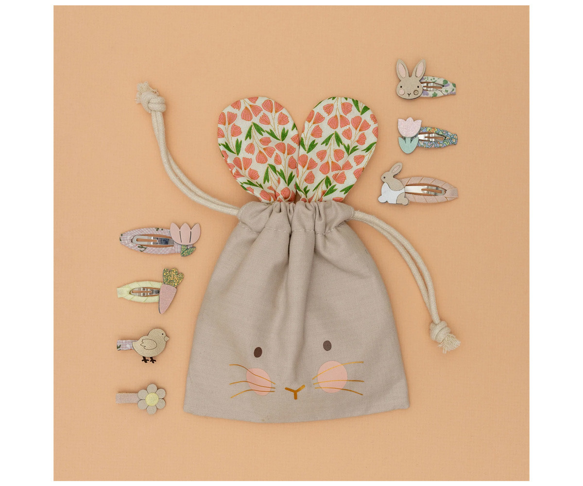 5 Mini Clips Bunny and Chick Clic Clacs