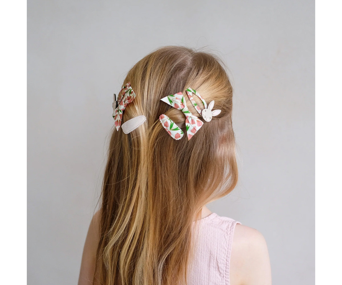 Bolsa de Pascua con 10 Accesorios de Pelo Pink