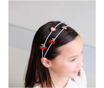 Diadema Doble Red Cherries Alice