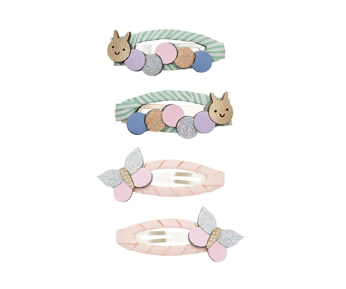 4 Clips de Pelo Hungry Caterpillar Clics Clacs