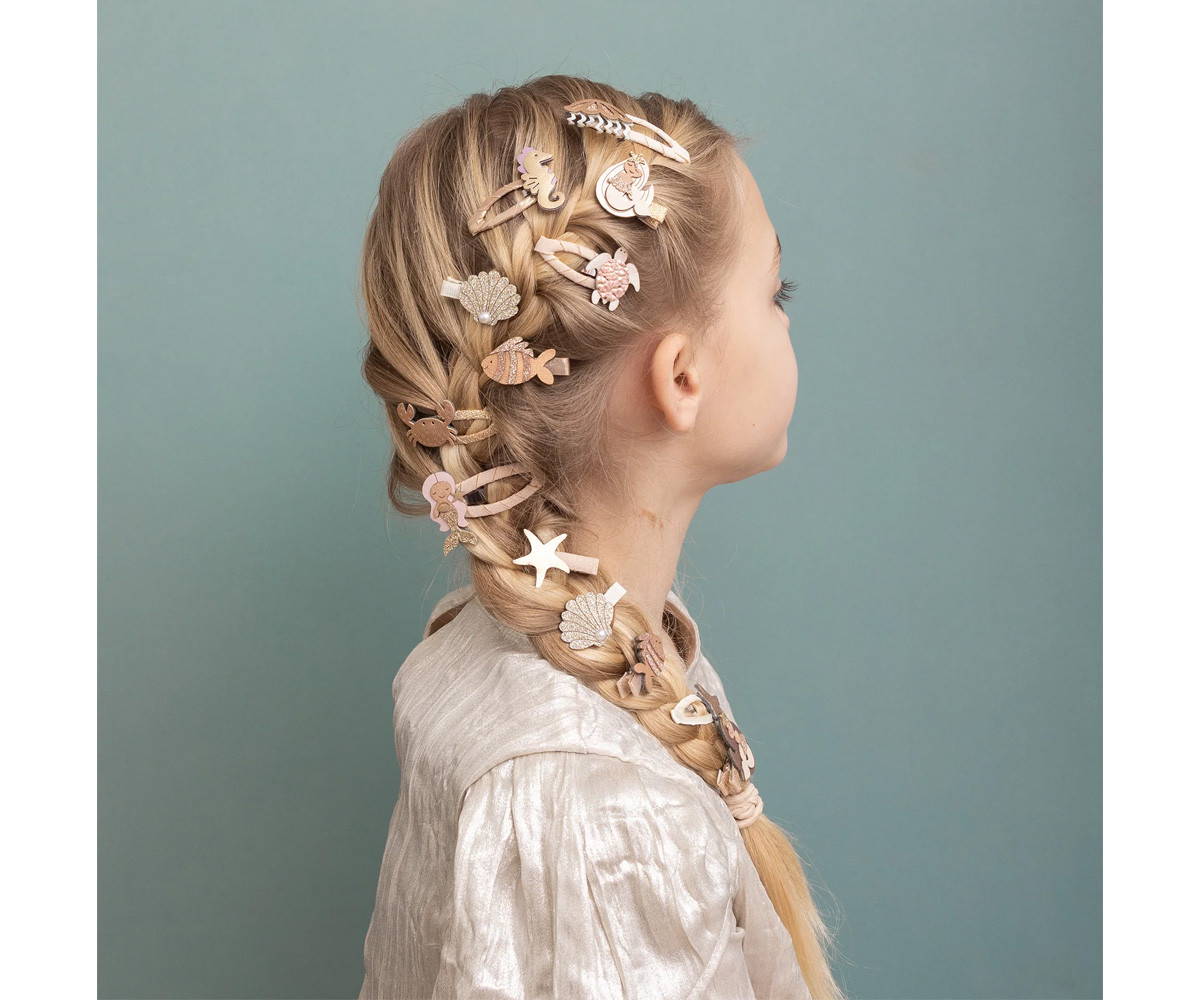 4 Clips de Pelo Mermaid Clic Clacs