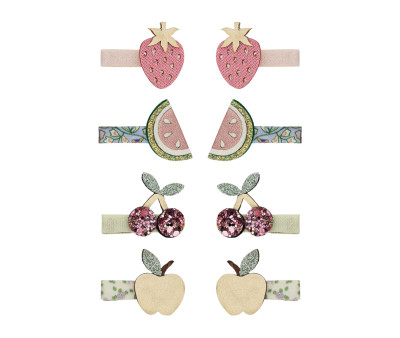 8 Mini Pinzas de Pelo Fruit Salad