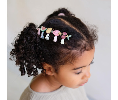 8 Mini Pinzas de Pelo Fruit Salad