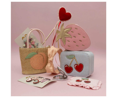 8 Mini Pinzas de Pelo Fruit Salad