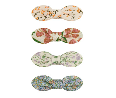 4 Clips de Lazos Flora