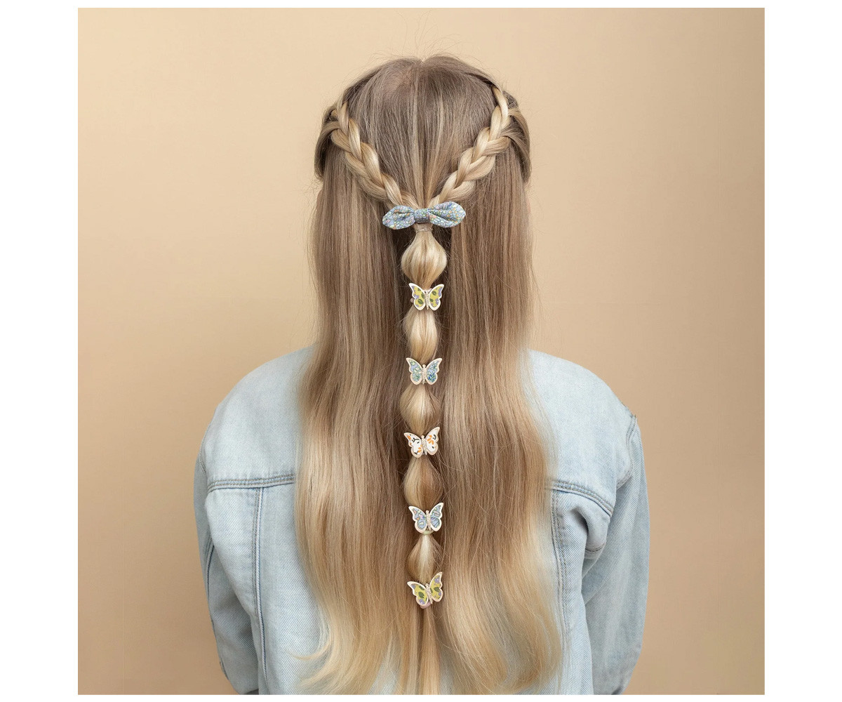 4 Clips de Lazos Flora