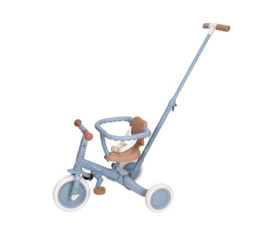 4-in-1 Tricycle with Push Bar Safari Dreams Blue