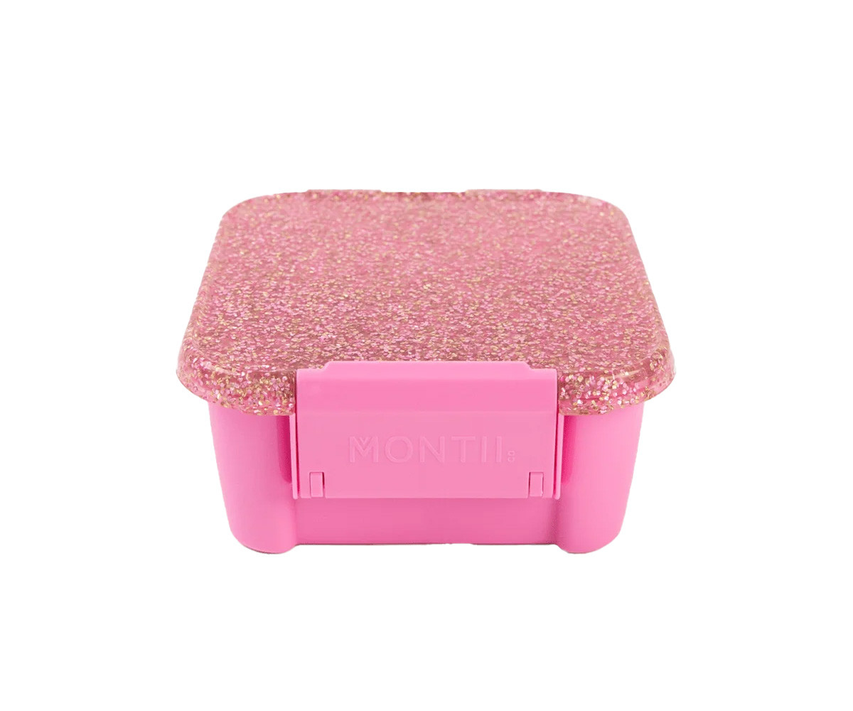 Caja de Almuerzo Bento 2 Pink Floss Glitter 2 Compartimentos