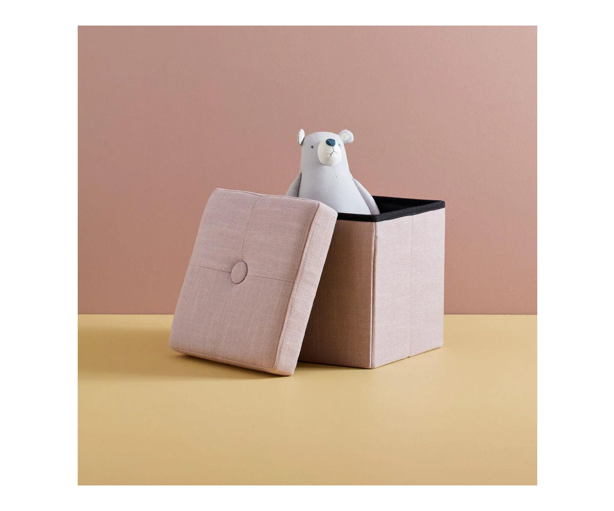 Taburete y Caja de Almacenaje Dark Grey