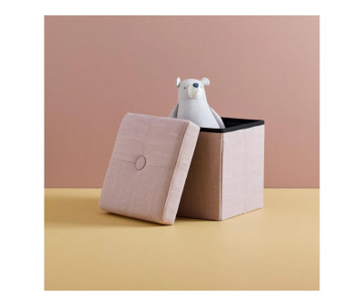 Taburete y Caja de Almacenaje Dark Grey