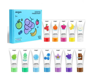 Pittura a Dita Profumata 12 Colori