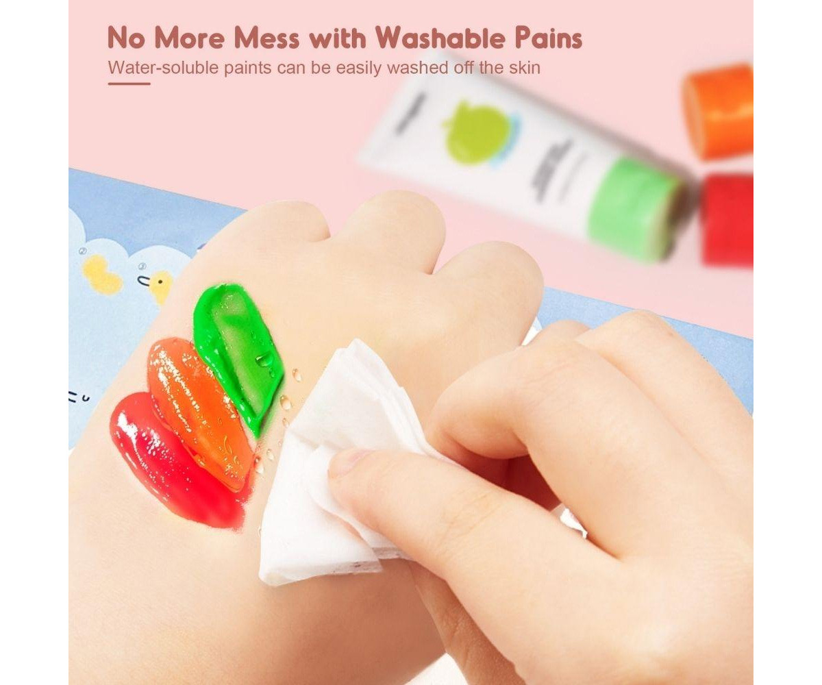 Peinture au Doigt Parfumée 12 Couleurs