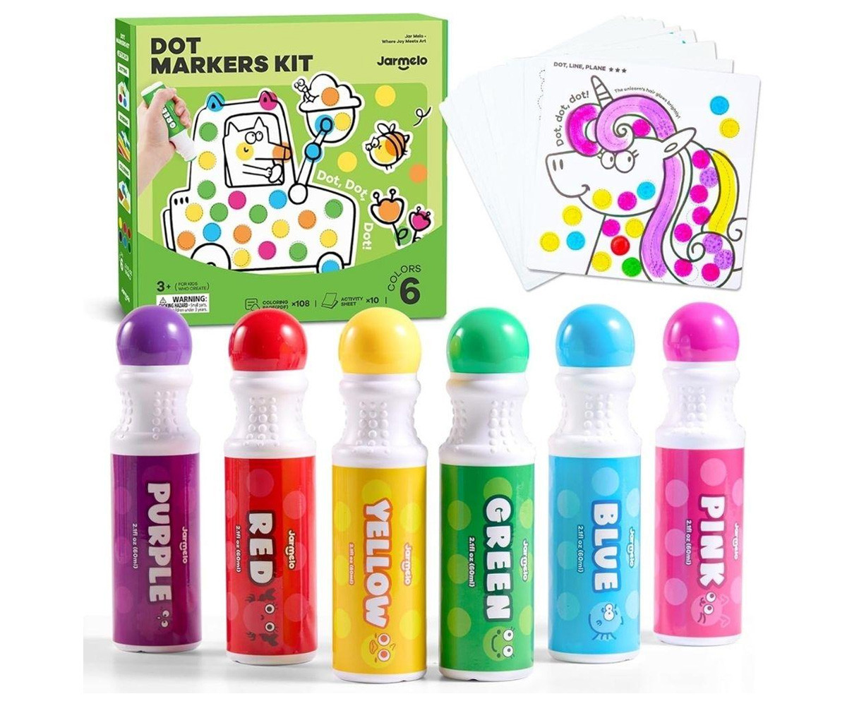 Set Creativo di Pennarelli Dot Markers