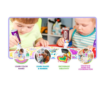 Set Creativo di Pennarelli Dot Markers