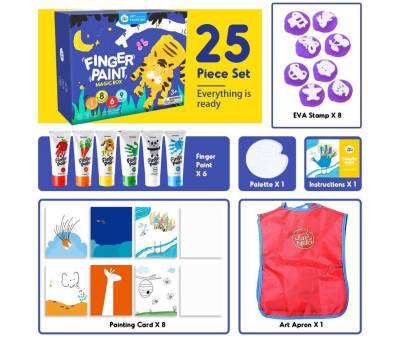 Set Creativo Pittura a Dita Magic Box