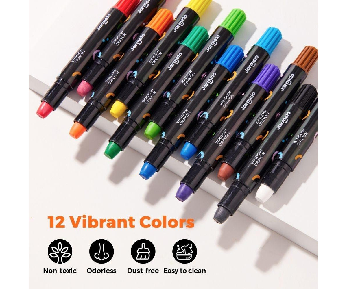 Window Crayons per Vetro, Piastrelle e Carta