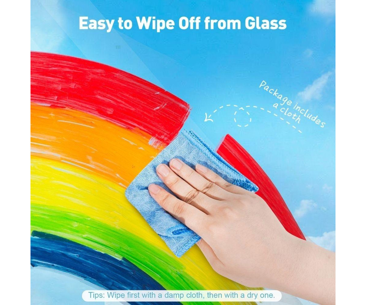 Window Crayons per Vetro, Piastrelle e Carta