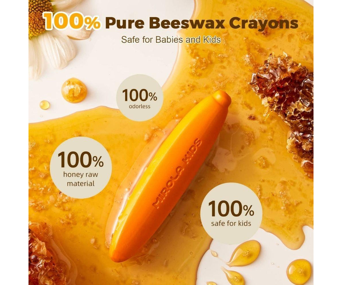 Pastelli Banana a base di Cera d\'Api