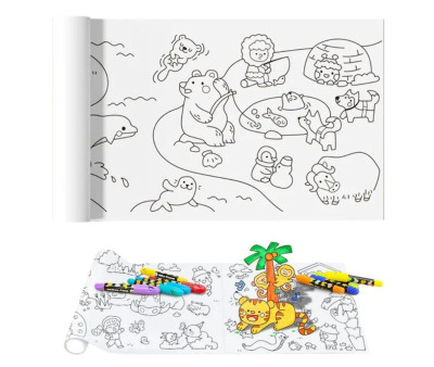 Rotolo Carta Adesiva Poster Animal Stories