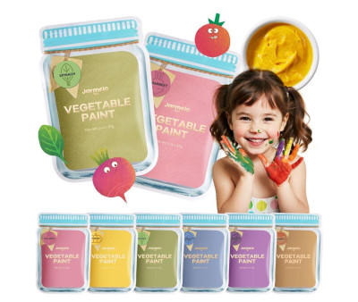 Peinture Végétale Naturelle en Poudre 6 Couleurs