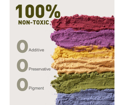 Peinture Végétale Naturelle en Poudre 6 Couleurs